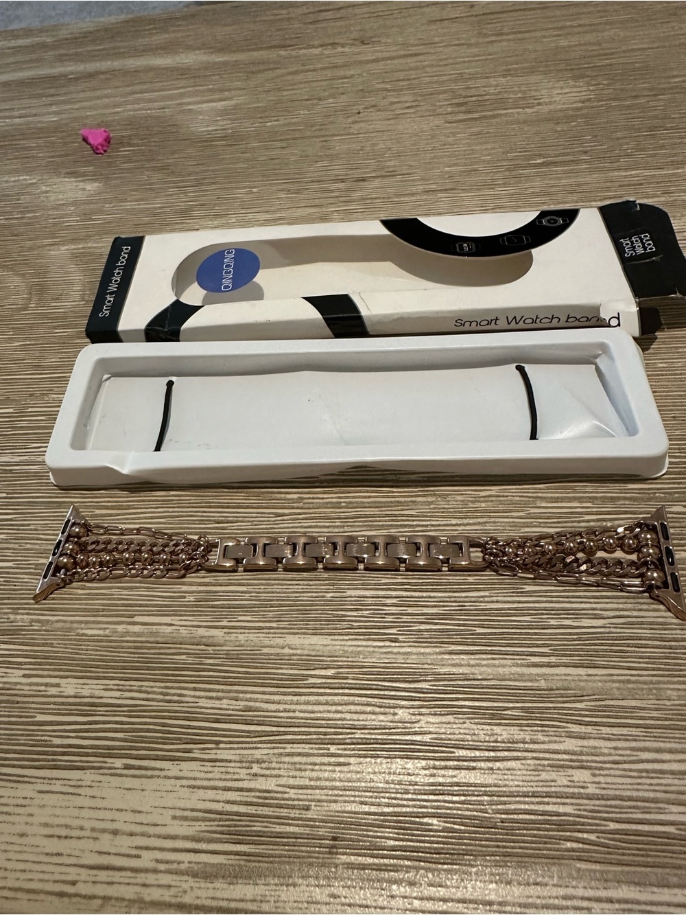 New Rose Gold Multi-Chain Smartwatch Band